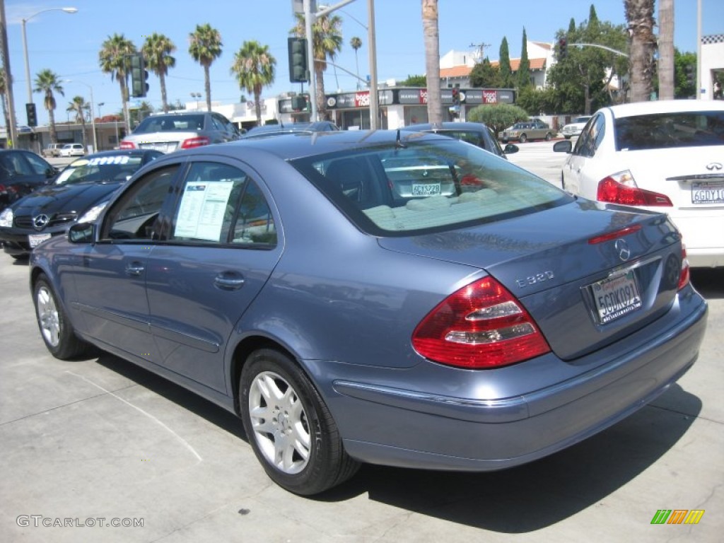 2004 E 320 Sedan - Platinum Blue Metallic / Ash photo #4