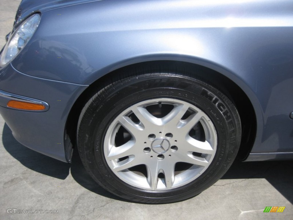 2004 E 320 Sedan - Platinum Blue Metallic / Ash photo #21