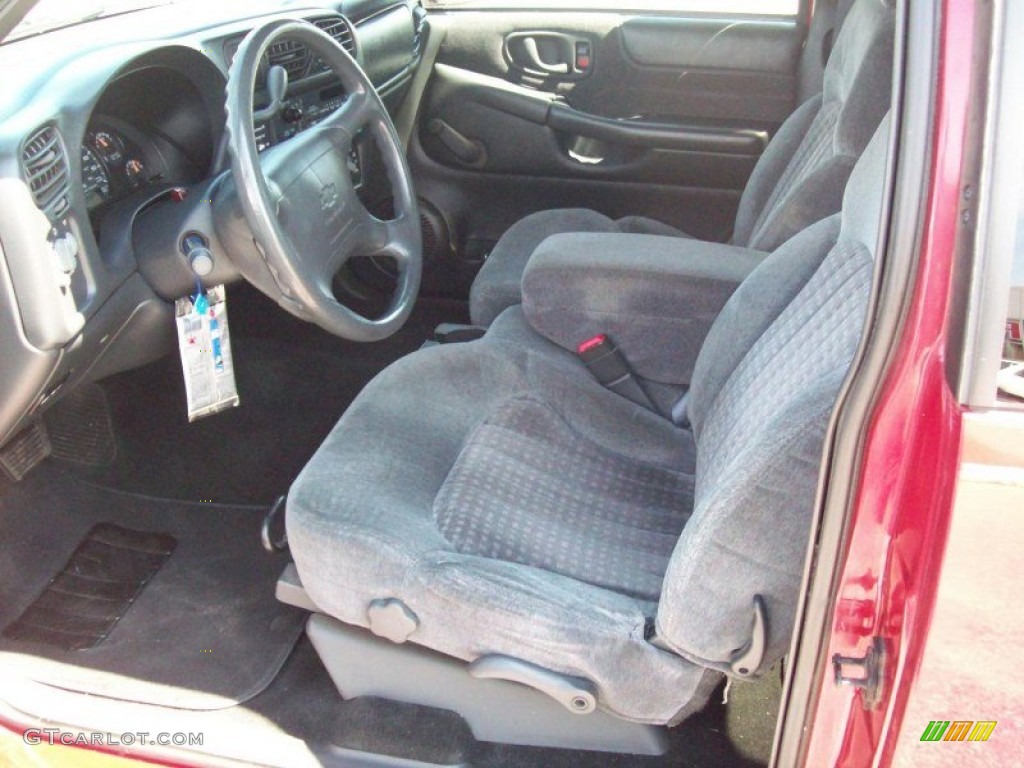 Graphite Interior 1998 Chevrolet S10 LS Extended Cab Photo #52480715