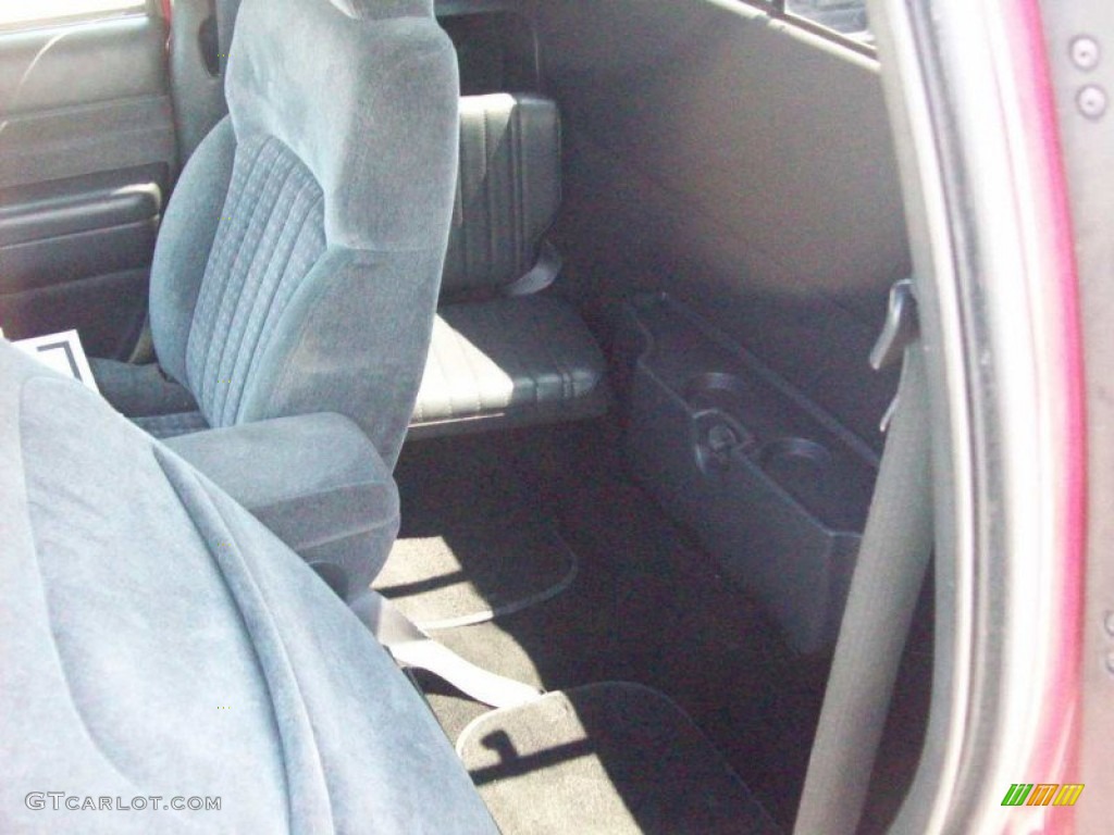 1998 S10 LS Extended Cab - Medium Red Metallic / Graphite photo #21