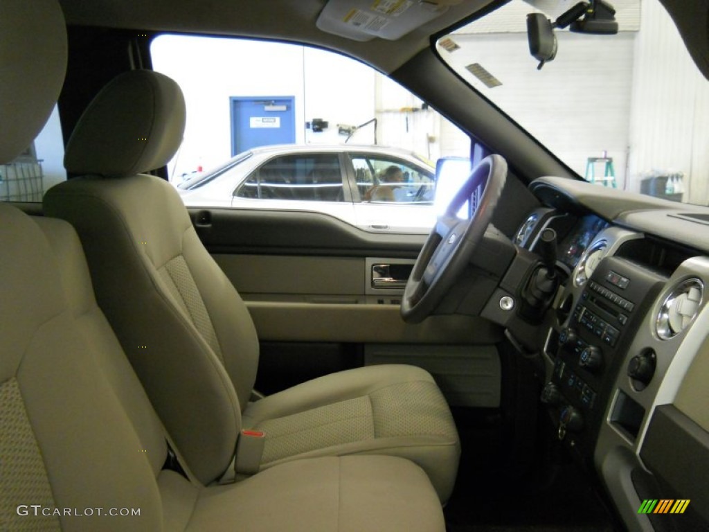 2010 F150 XLT SuperCab - Dark Blue Pearl Metallic / Medium Stone photo #7