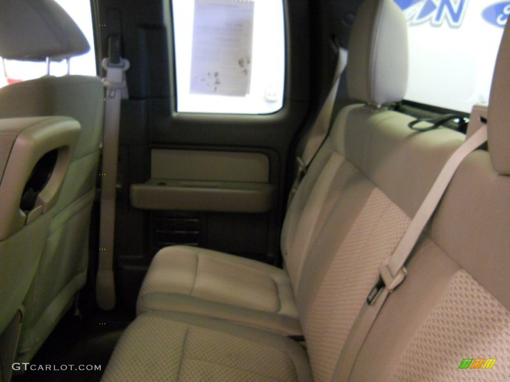 2010 F150 XLT SuperCab - Dark Blue Pearl Metallic / Medium Stone photo #21
