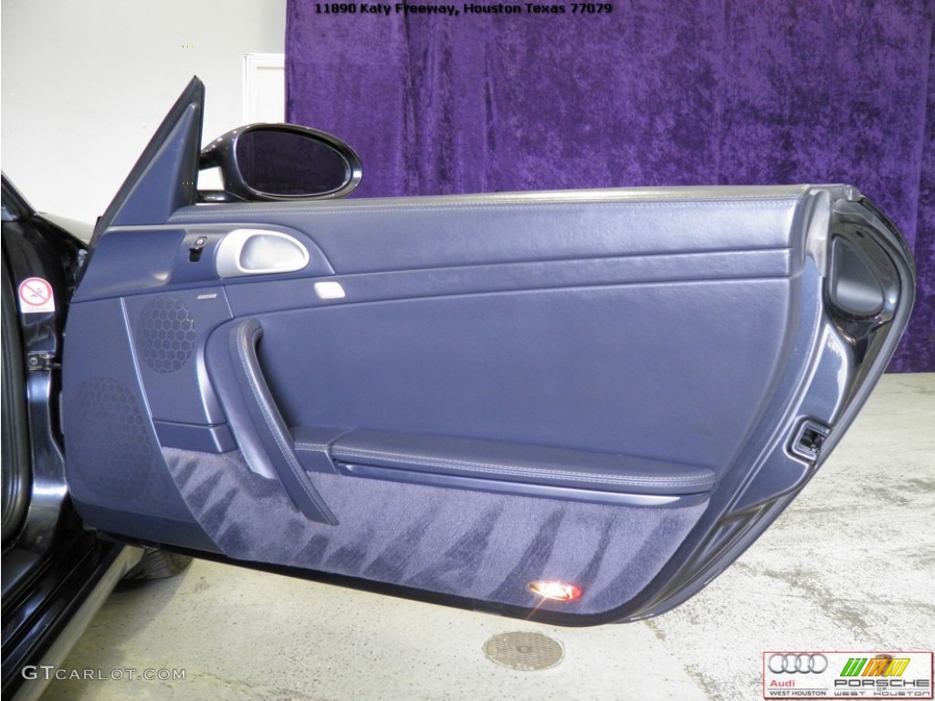 2005 911 Carrera S Cabriolet - Atlas Grey Metallic / Sea Blue photo #28