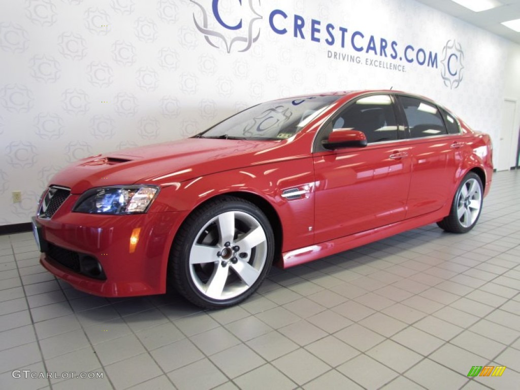 2009 G8 GT - Liquid Red / Onyx photo #7