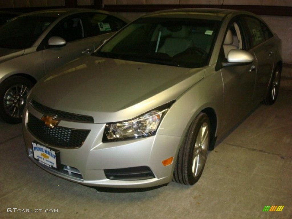 2011 Cruze LTZ - Silver Ice Metallic / Cocoa/Light Neutral Leather photo #1