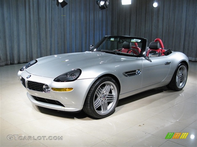 2001 Z8 Roadster - Silver / Red photo #1