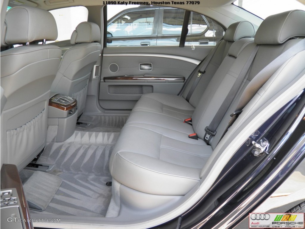 2006 7 Series 750Li Sedan - Monaco Blue Metallic / Basalt Grey/Flannel Grey photo #15