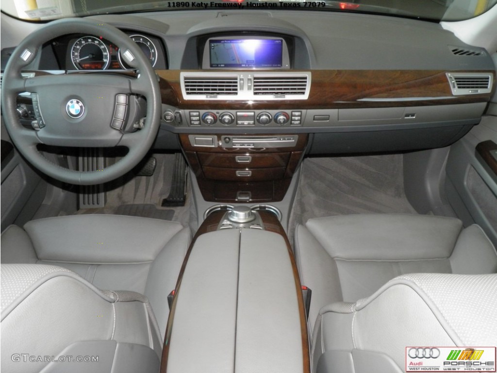 2006 7 Series 750Li Sedan - Monaco Blue Metallic / Basalt Grey/Flannel Grey photo #16