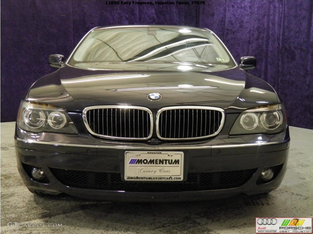 2006 7 Series 750Li Sedan - Monaco Blue Metallic / Basalt Grey/Flannel Grey photo #20