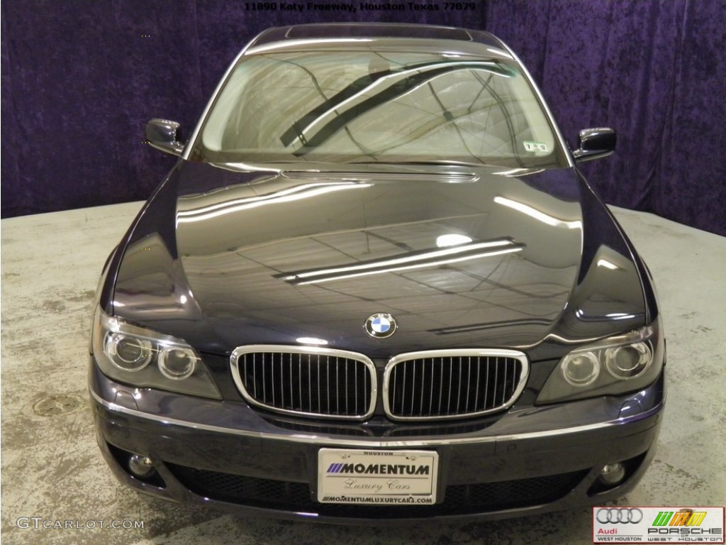 2006 7 Series 750Li Sedan - Monaco Blue Metallic / Basalt Grey/Flannel Grey photo #21