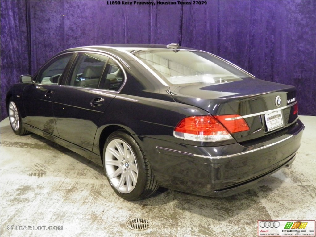 2006 7 Series 750Li Sedan - Monaco Blue Metallic / Basalt Grey/Flannel Grey photo #23
