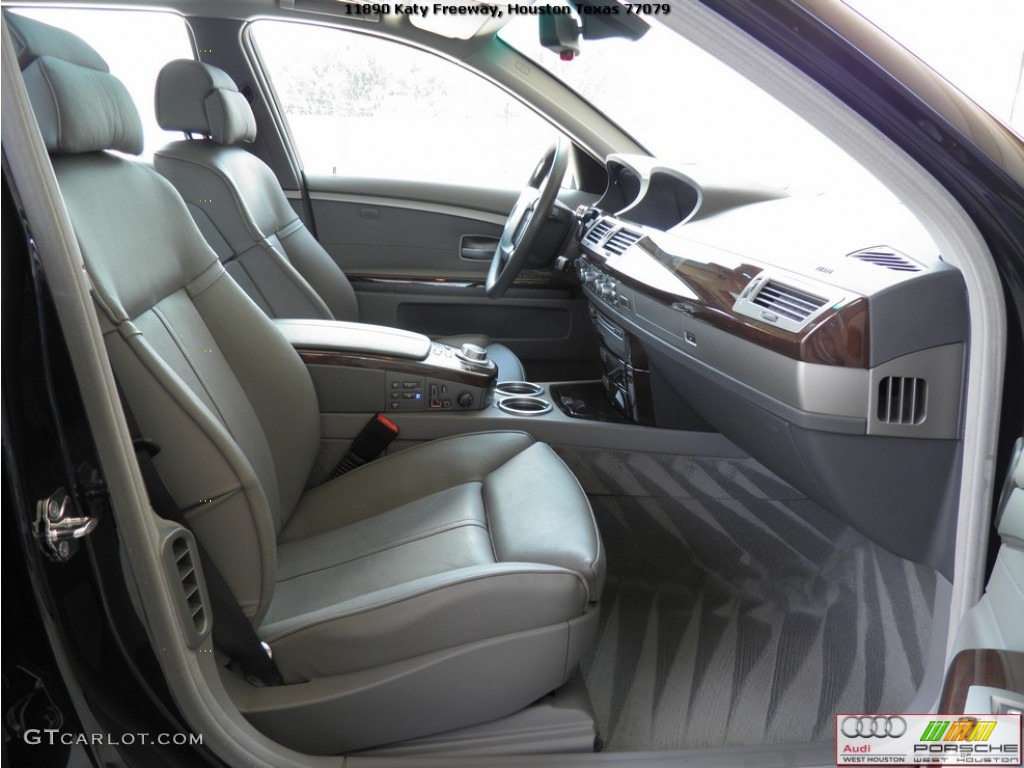 2006 7 Series 750Li Sedan - Monaco Blue Metallic / Basalt Grey/Flannel Grey photo #26