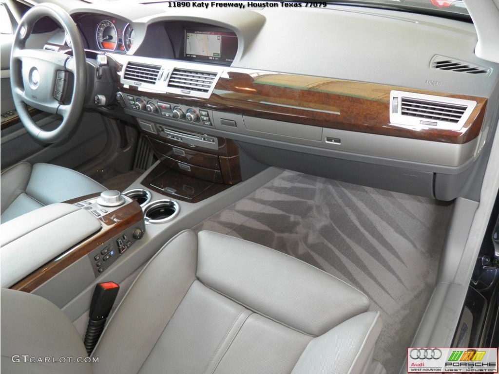 2006 7 Series 750Li Sedan - Monaco Blue Metallic / Basalt Grey/Flannel Grey photo #27