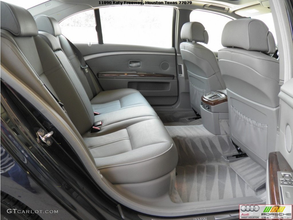 2006 7 Series 750Li Sedan - Monaco Blue Metallic / Basalt Grey/Flannel Grey photo #28