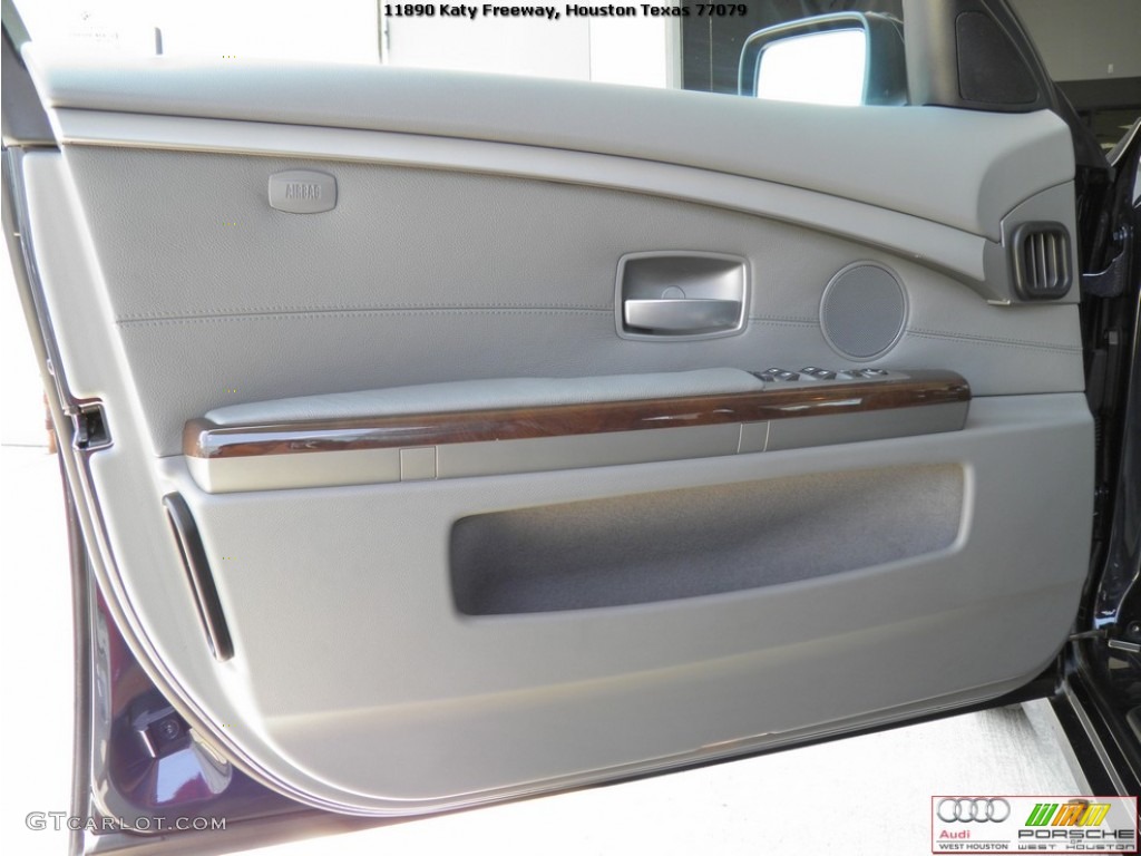 2006 7 Series 750Li Sedan - Monaco Blue Metallic / Basalt Grey/Flannel Grey photo #29