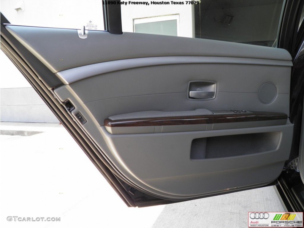 2006 7 Series 750Li Sedan - Monaco Blue Metallic / Basalt Grey/Flannel Grey photo #30