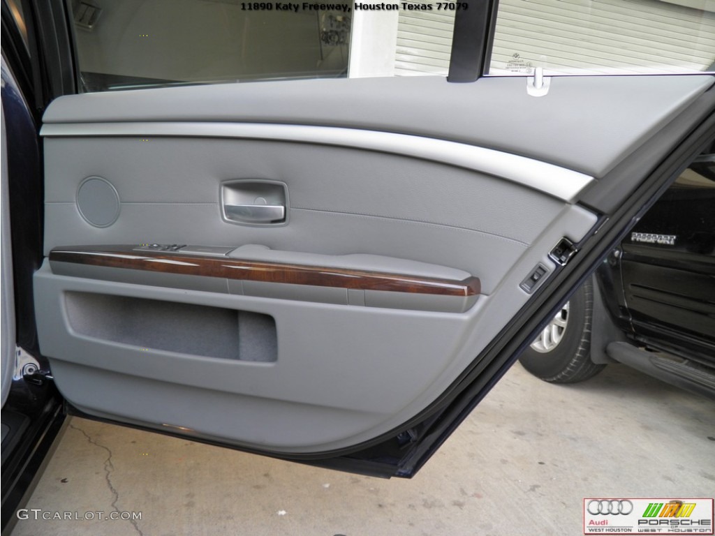 2006 7 Series 750Li Sedan - Monaco Blue Metallic / Basalt Grey/Flannel Grey photo #31