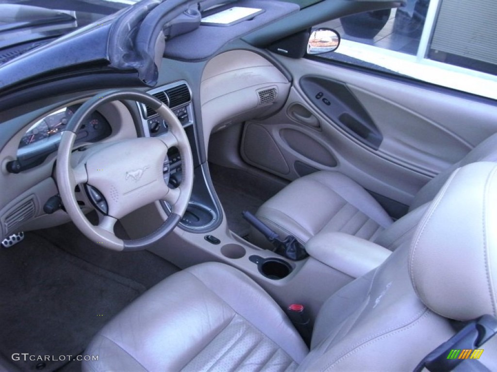 Medium Parchment Interior 2004 Ford Mustang GT Convertible Photo #52484042