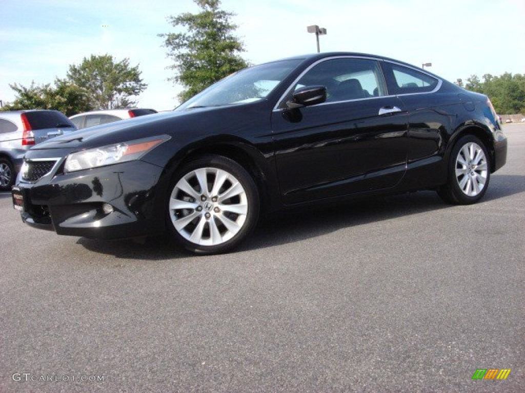 Nighthawk Black Pearl 2008 Honda Accord EX-L V6 Coupe Exterior Photo #52484999