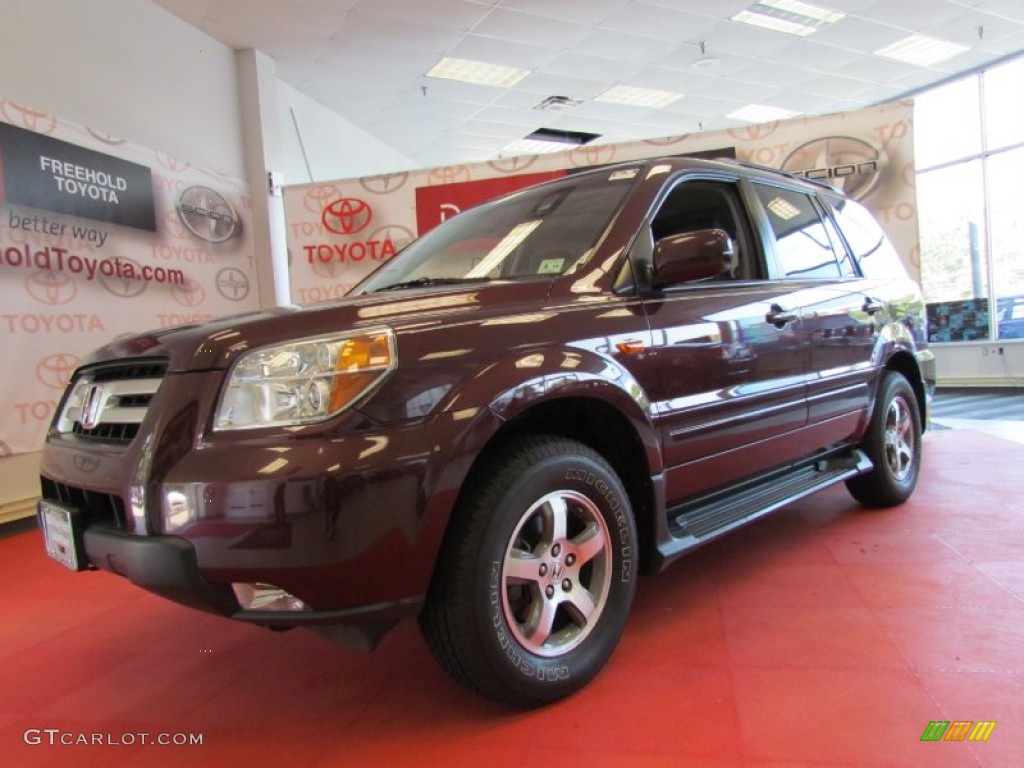 Dark Cherry Pearl Honda Pilot