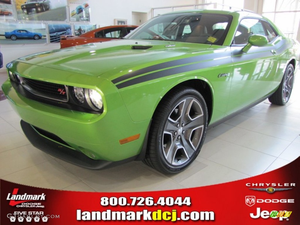 2011 Challenger R/T Classic - Green with Envy / Dark Slate Gray photo #1