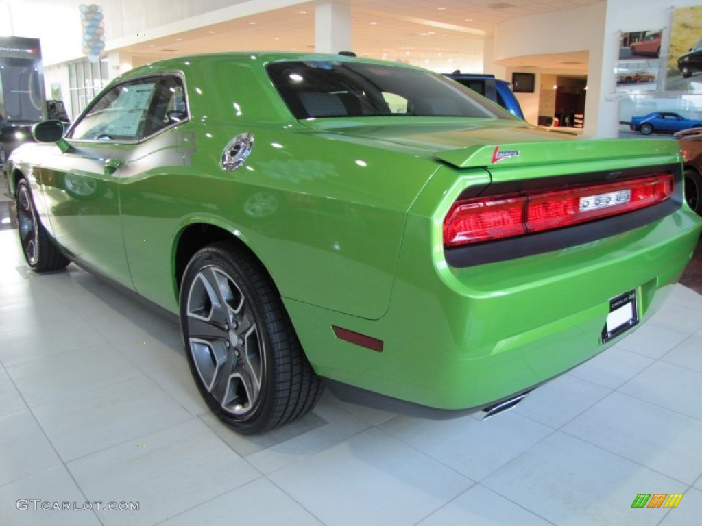 2011 Challenger R/T Classic - Green with Envy / Dark Slate Gray photo #2