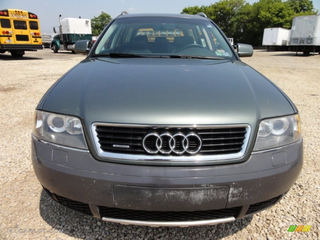 2004 Allroad 2.7T quattro Avant - Highland Green Metallic / Platinum/Saber Black photo #3