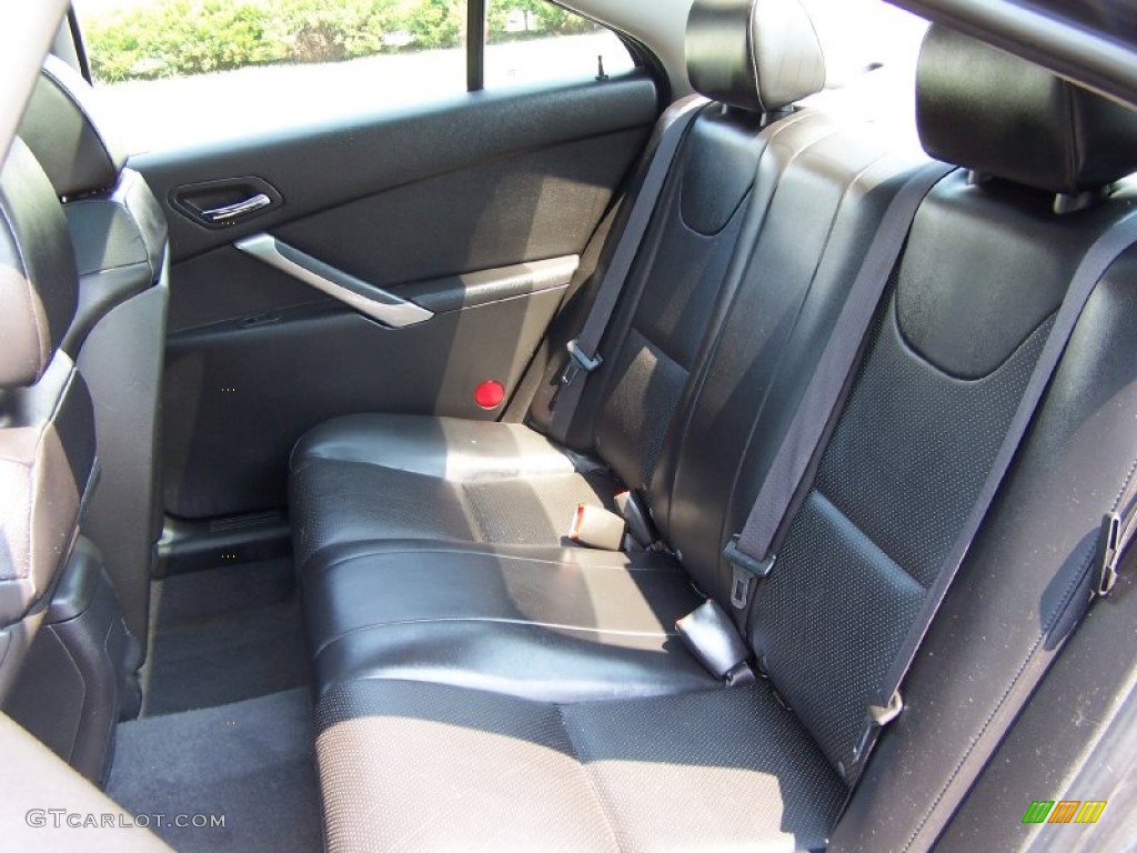 Ebony Interior 2007 Pontiac G6 V6 Sedan Photo #52488002