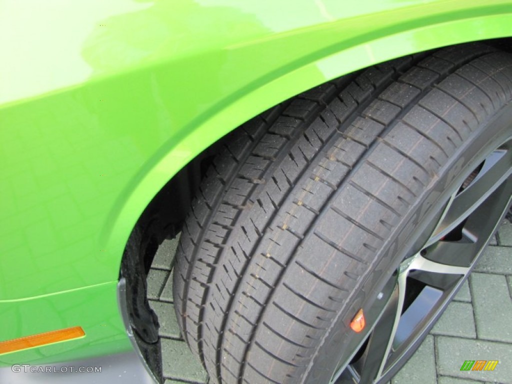 2011 Challenger SRT8 392 - Green with Envy / Dark Slate Gray photo #14