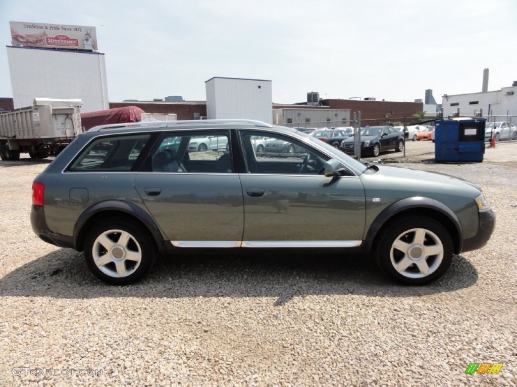 2004 Allroad 2.7T quattro Avant - Highland Green Metallic / Platinum/Saber Black photo #7