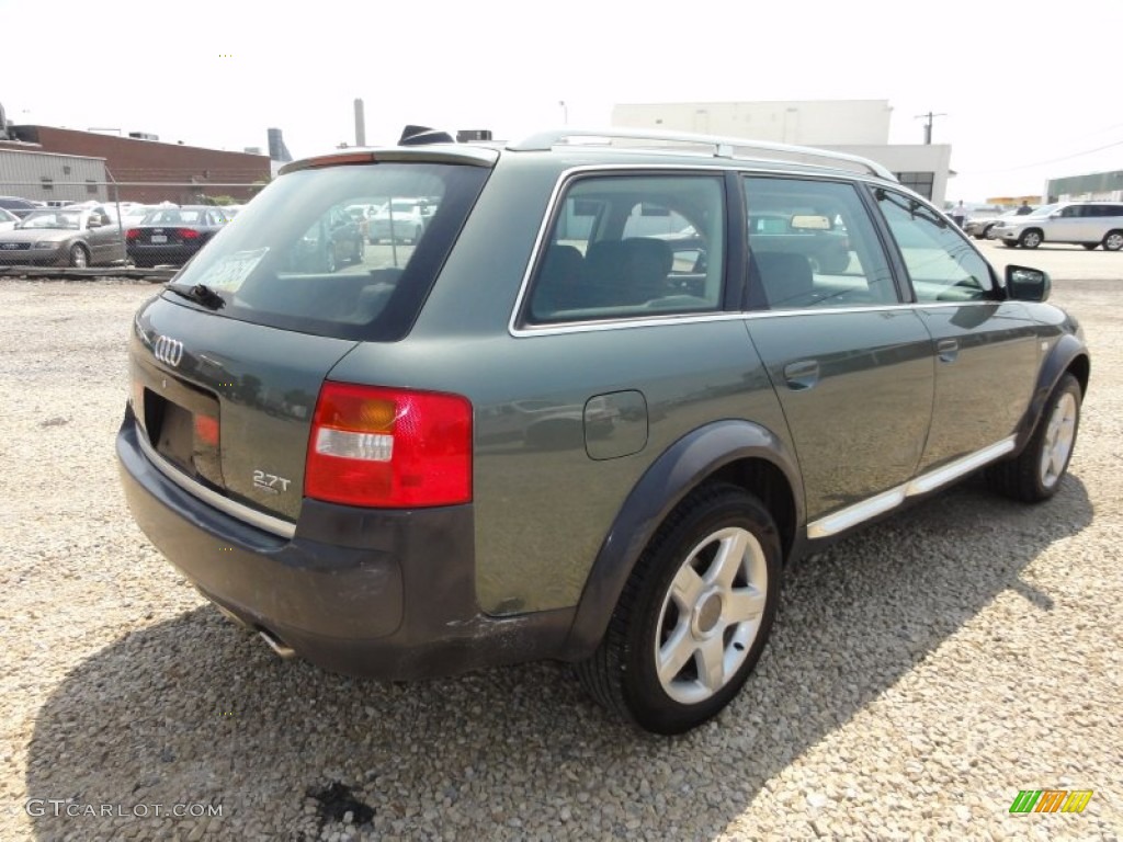 2004 Allroad 2.7T quattro Avant - Highland Green Metallic / Platinum/Saber Black photo #8