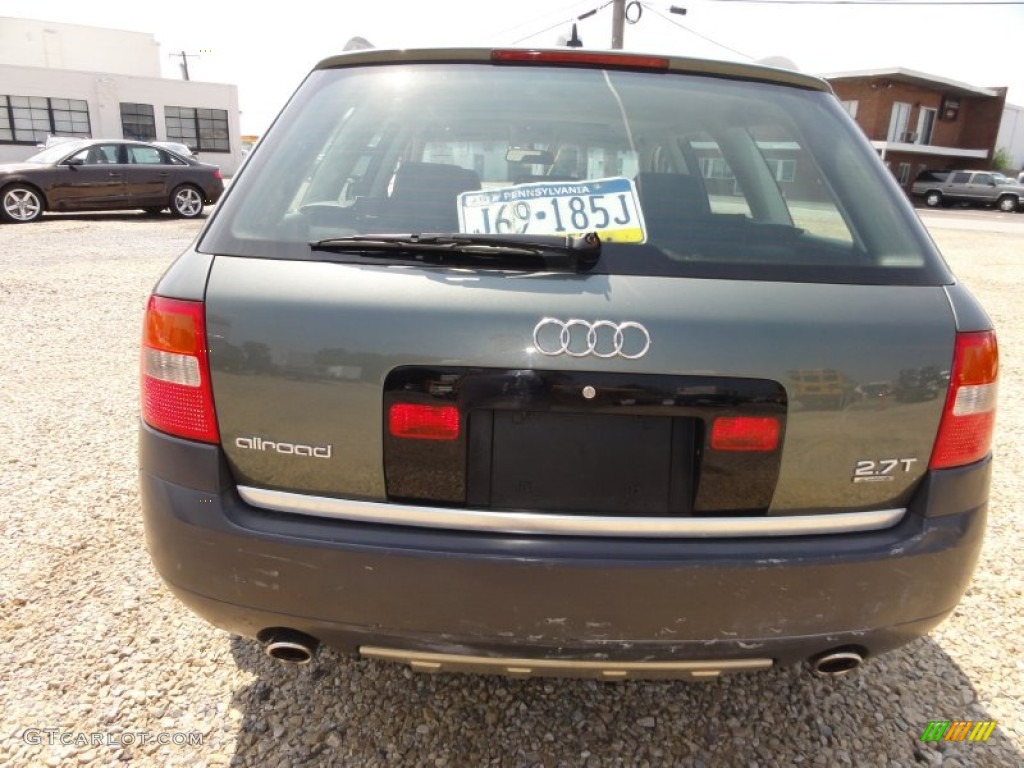 2004 Allroad 2.7T quattro Avant - Highland Green Metallic / Platinum/Saber Black photo #9