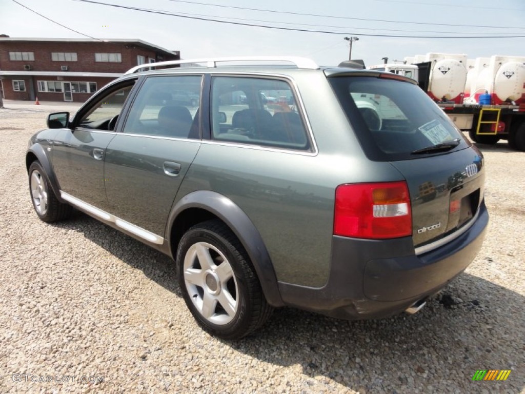 2004 Allroad 2.7T quattro Avant - Highland Green Metallic / Platinum/Saber Black photo #10