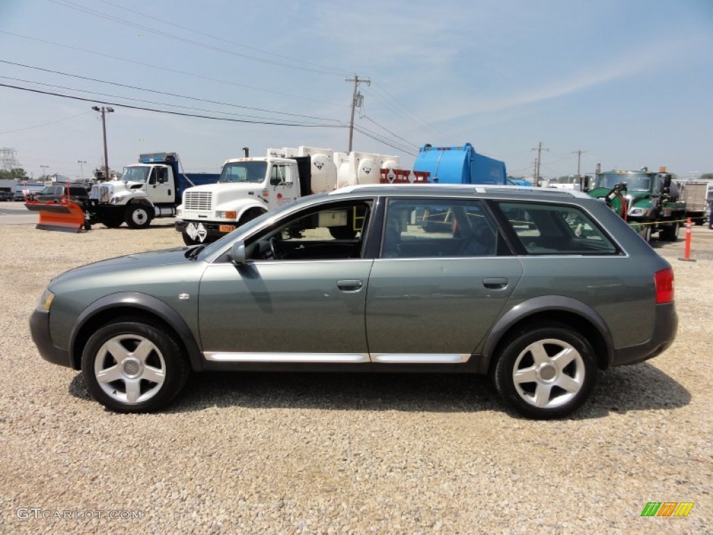 2004 Allroad 2.7T quattro Avant - Highland Green Metallic / Platinum/Saber Black photo #11