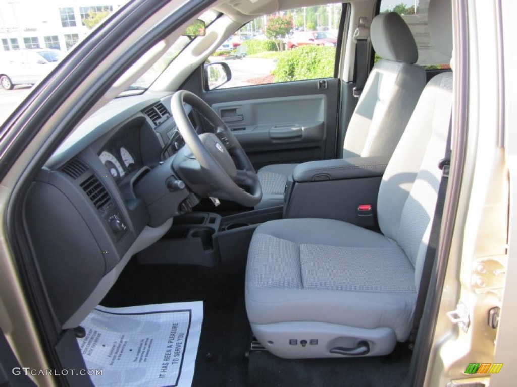 2011 Dakota Big Horn Crew Cab - White Gold Metallic / Dark Slate Gray/Medium Slate Gray photo #6