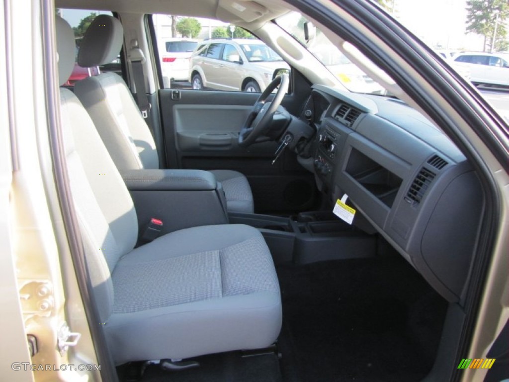 2011 Dakota Big Horn Crew Cab - White Gold Metallic / Dark Slate Gray/Medium Slate Gray photo #8