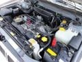 2.5 Liter SOHC 16-Valve Flat 4 Cylinder 2002 Subaru Forester 2.5 S Engine