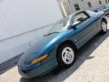 1993 Blue Green Saturn S Series SC2 Coupe  photo #2