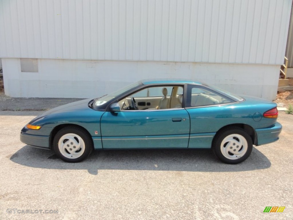 Blue Green 1993 Saturn S Series SC2 Coupe Exterior Photo #52490429