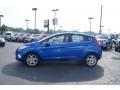 2011 Blue Flame Metallic Ford Fiesta SES Hatchback  photo #5