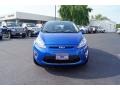 2011 Blue Flame Metallic Ford Fiesta SES Hatchback  photo #7