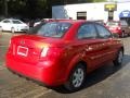 2010 Tropical Red Kia Rio LX Sedan  photo #2