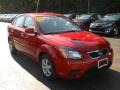 2010 Tropical Red Kia Rio LX Sedan  photo #15