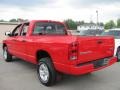 2003 Flame Red Dodge Ram 1500 SLT Quad Cab 4x4  photo #2