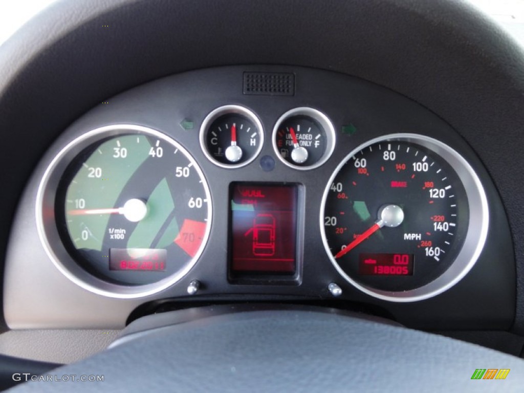 2000 Audi TT 1.8T quattro Coupe Gauges Photo #52492091