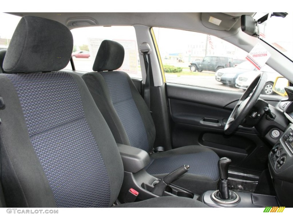 Black Interior 2002 Mitsubishi Lancer OZ Rally Photo #52493975