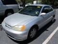 2001 Satin Silver Metallic Honda Civic DX Coupe  photo #4