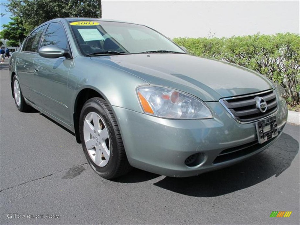 2003 Altima 2.5 S - Mystic Emerald Green / Frost photo #1