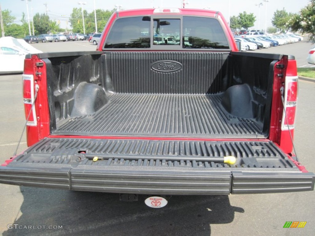 2010 F150 Platinum SuperCrew - Red Candy Metallic / Medium Stone Leather/Sienna Brown photo #8