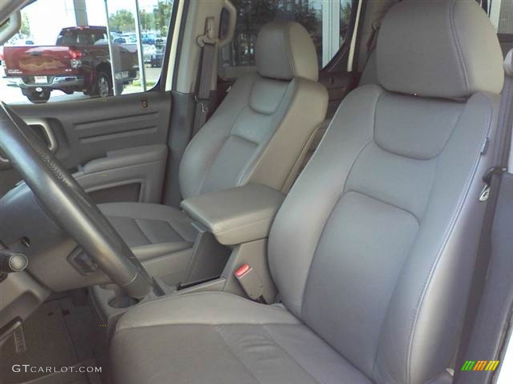 Gray Interior 2009 Honda Ridgeline RTL Photo #52495946
